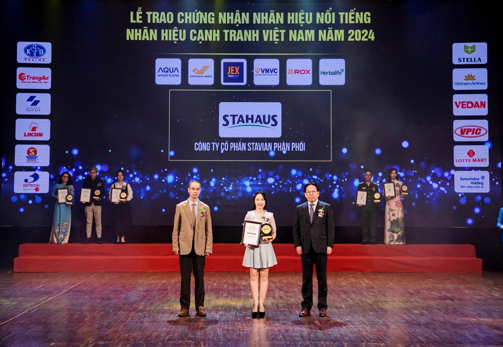 Stahaus was honored in the Top 50 Vietnam Well-known Trademark 2024